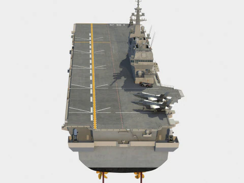JS DDH-184 Kaga Improved carrier 3D Model