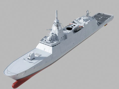 Mogami class frigate 3D Model