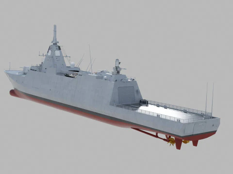 Mogami class frigate 3D Model
