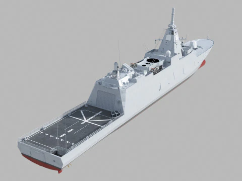 Mogami class frigate 3D Model
