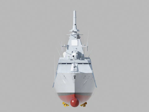 Mogami class frigate 3D Model