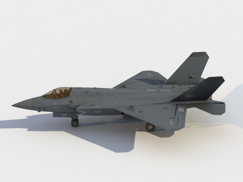 Shenyang J-35A 3D Model