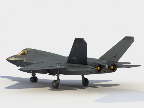 Shenyang J-35A 3D Model