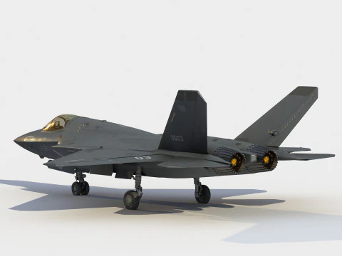 Shenyang J-35A Modelo 3D