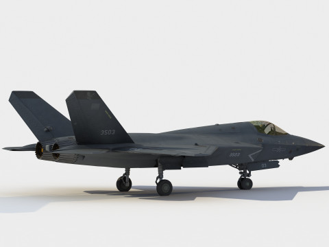 Shenyang J-35A 3D Model