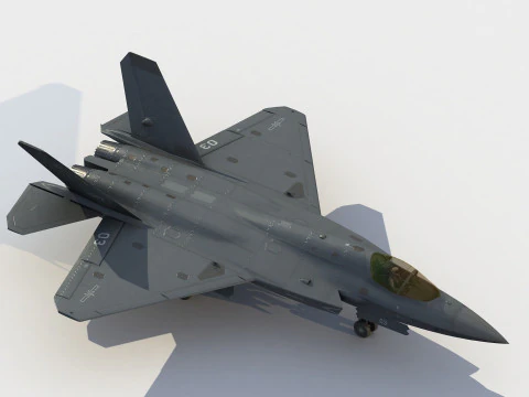 Shenyang J-35A Modelo 3D