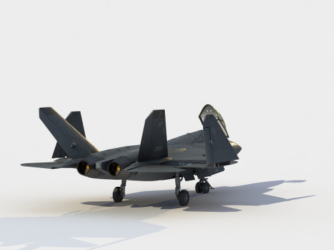 Shenyang J-35A 3D Model