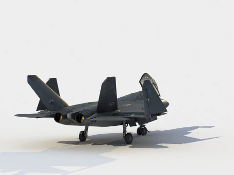 Shenyang J-35A Modelo 3D