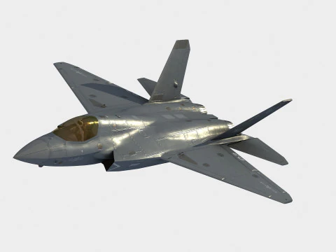 Shenyang J-35A Modelo 3D