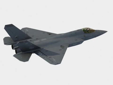 Shenyang J-35A Modelo 3D
