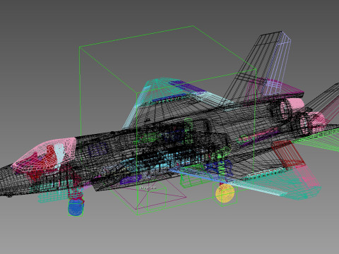 Shenyang J-35A 3D Model