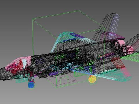 Shenyang J-35A Modelo 3D
