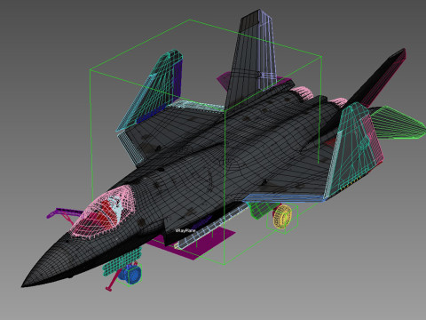 Shenyang J-35A 3D Model