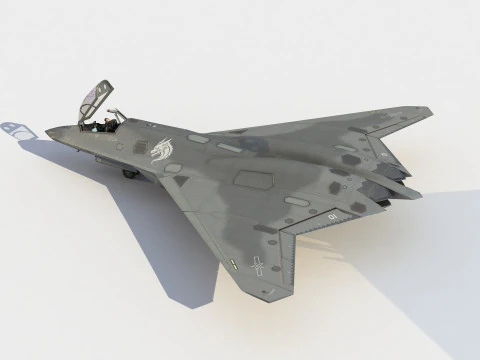 Shenyang J-50 Modello 3D