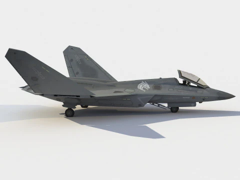 Shenyang J-50 Modello 3D