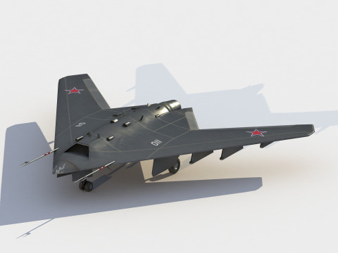 Sukhoi S-70 Okhotnik 3D-Modell