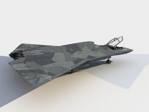 Chengdu J-36 Model 3D