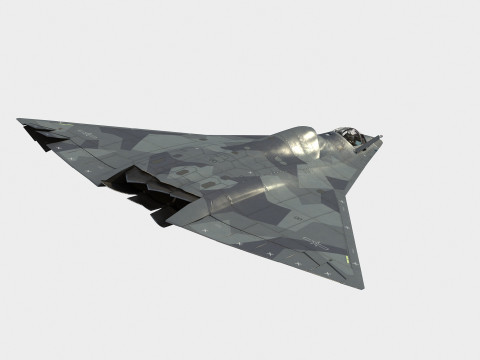 Chengdu J-36 Model 3D