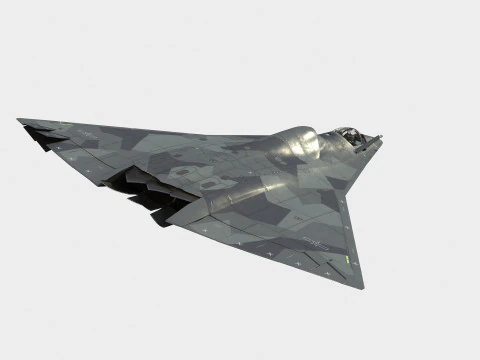 Chengdu J-36 Modelo 3D