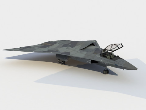 Chengdu J-36 Model 3D