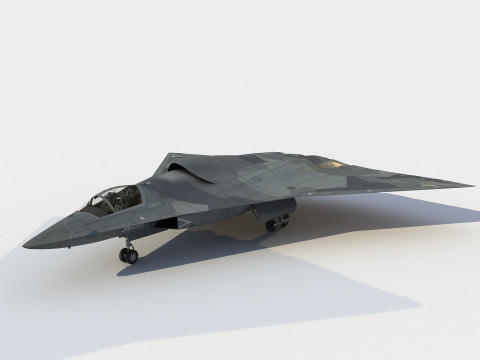 Chengdu J-36 Model 3D