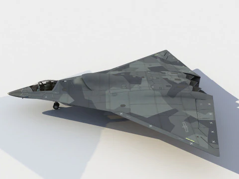 Chengdu J-36 Modelo 3D