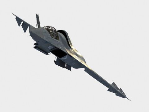 Chengdu J-36 Model 3D