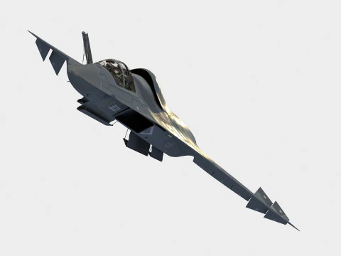 Chengdu J-36 Modelo 3D