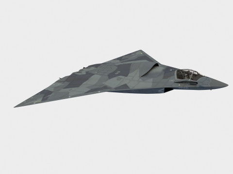 Chengdu J-36 Model 3D