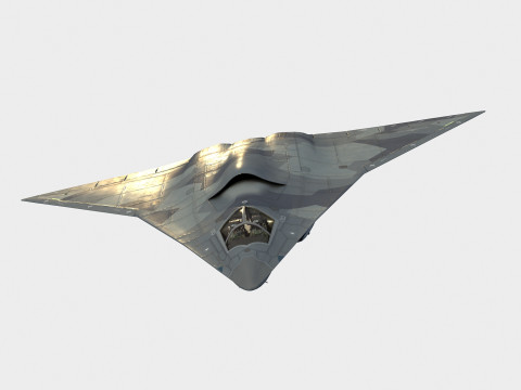 Chengdu J-36 Model 3D
