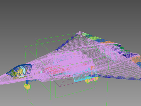 Chengdu J-36 Model 3D