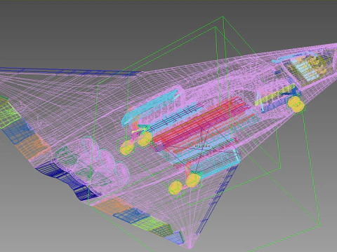 Chengdu J-36 Modelo 3D