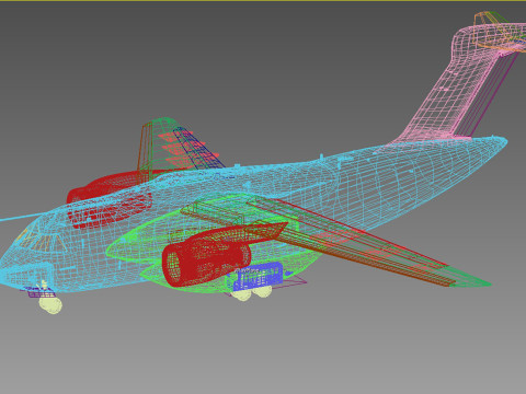 Embraer C-390 Millenium Model 3D