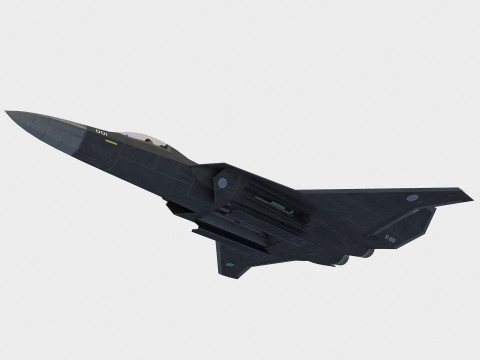 Mitsubishi F-3 ATD-X 3D 모델
