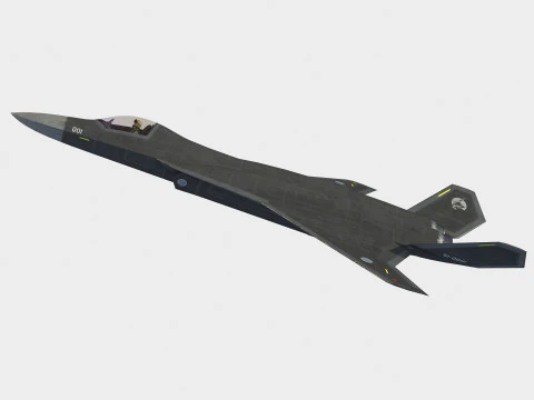 Mitsubishi F-3 ATD-X 3D Model