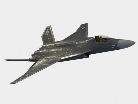 Mitsubishi F-3 ATD-X 3D Model