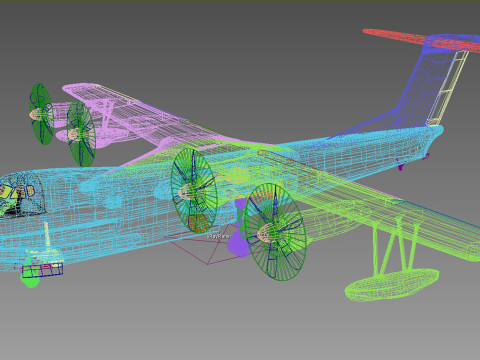 AVIC AG600 Kunlong Modelo 3D