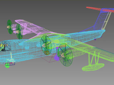 AVIC AG600 Kunlong 3D Model