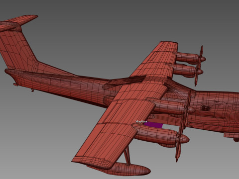 AVIC AG600 Kunlong Modelo 3D