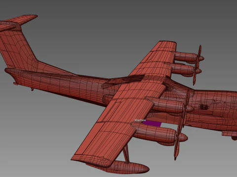 AVIC AG600 Kunlong 3D Model