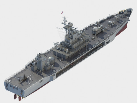 USS Blue Ridge LCC-19 Modèle 3D