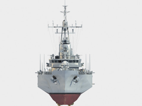 USS Blue Ridge LCC-19 Modèle 3D