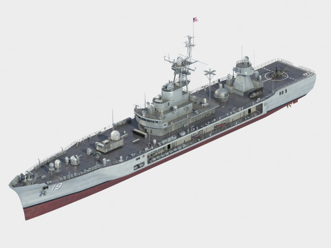 USS Blue Ridge LCC-19 Modèle 3D