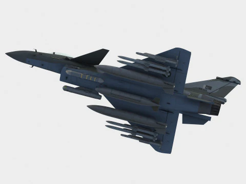 Drago vigoroso di Chengdu J-10C Modello 3D