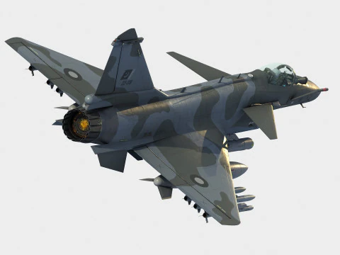 Drago vigoroso di Chengdu J-10C Modello 3D