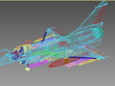 Drago vigoroso di Chengdu J-10C Modello 3D