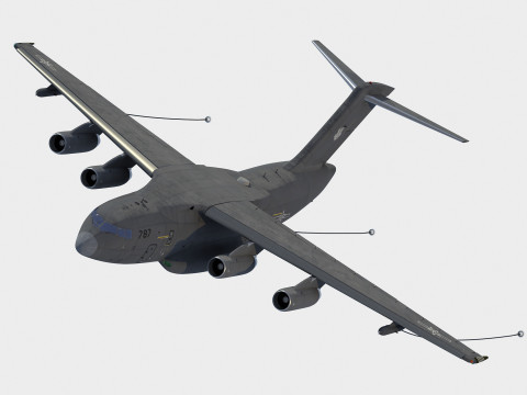 Xian Y-20 U Tanker Version 3D 모델