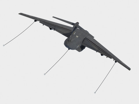 Xian Y-20 U Tanker Version 3D 模型