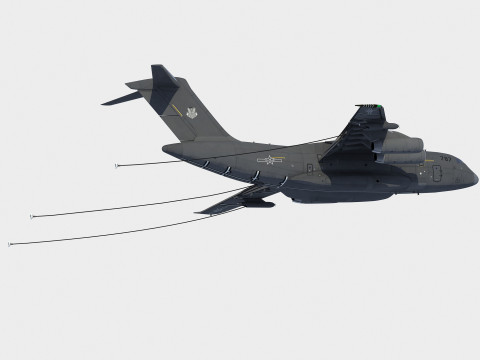 Xian Y-20 U Tanker Version 3D 模型