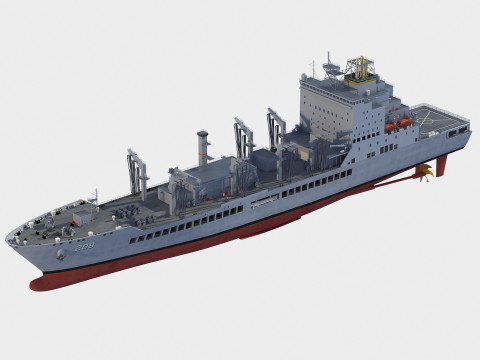 AO-208 Robert F Kennedy John Lewis Class replenishment oiler 3D 模型